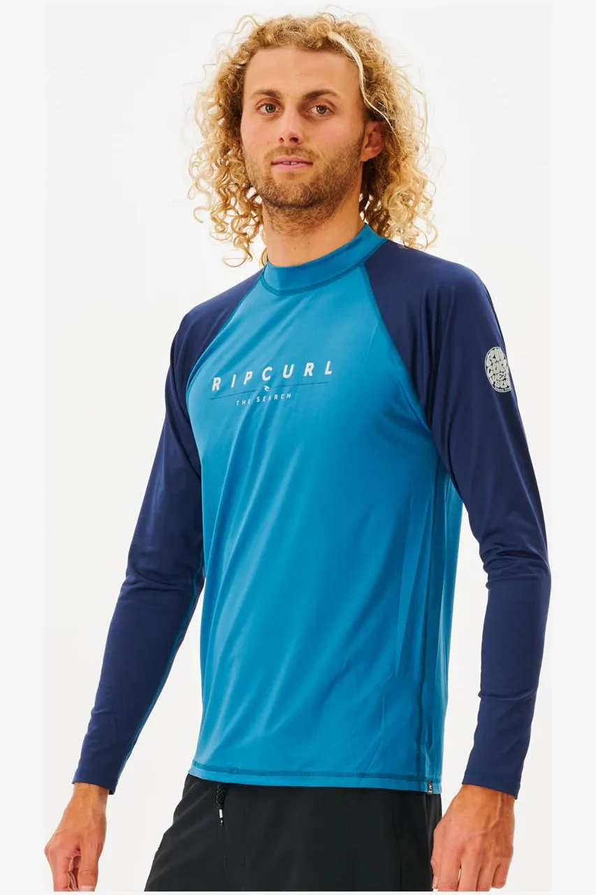 SHOCKWAVES L/S UV TEE - BLUE