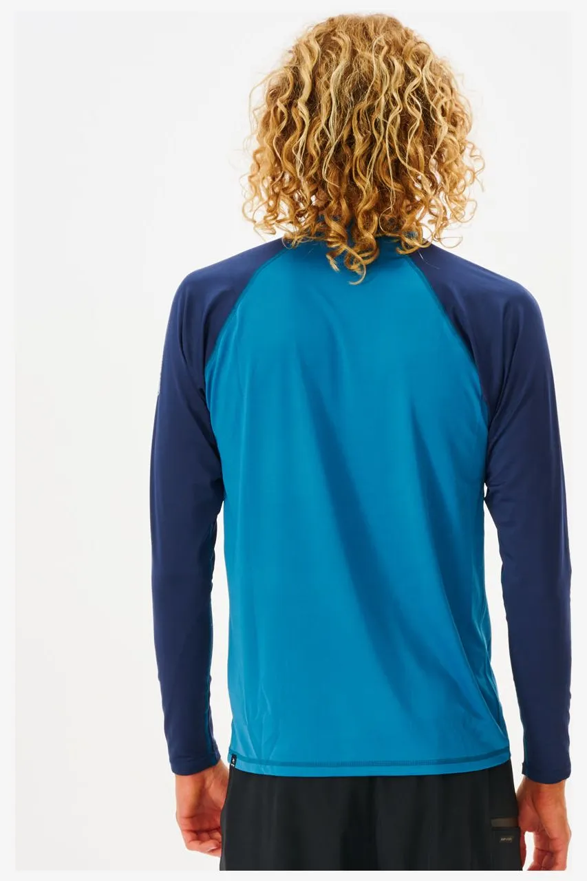 SHOCKWAVES L/S UV TEE - BLUE