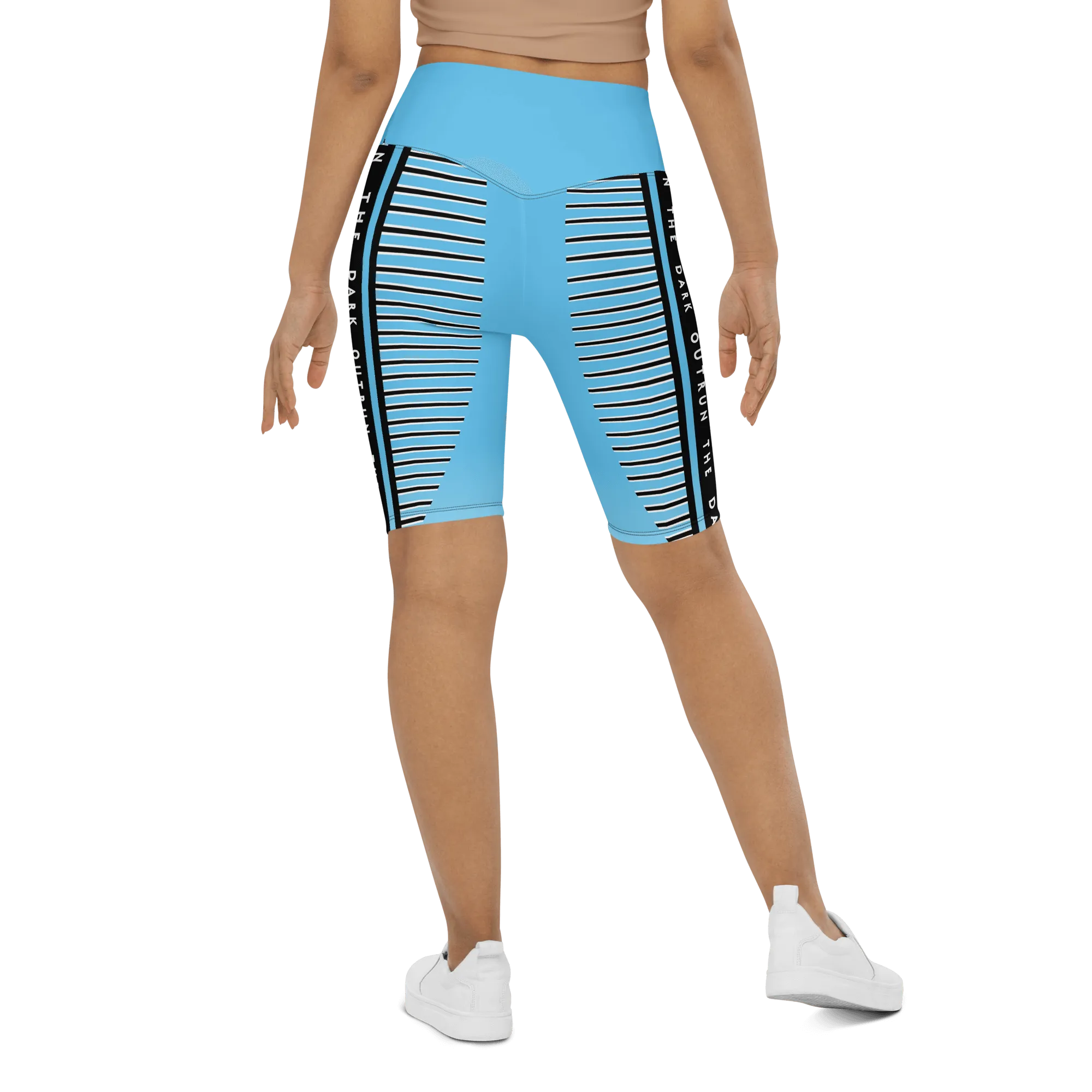 Sky Blue Biker Shorts