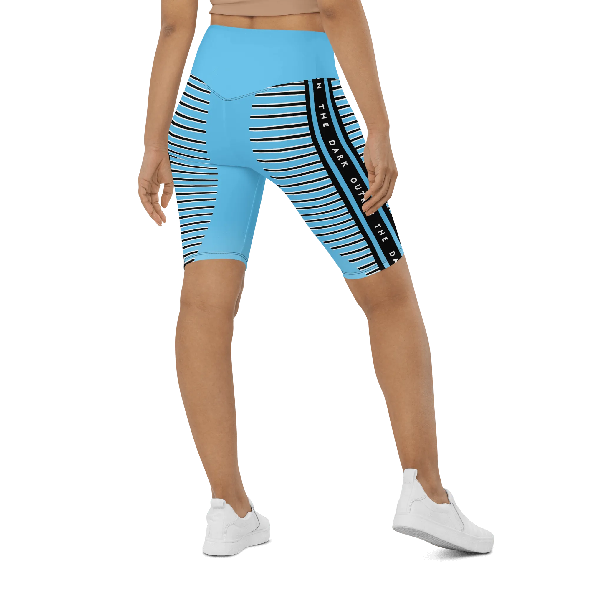 Sky Blue Biker Shorts