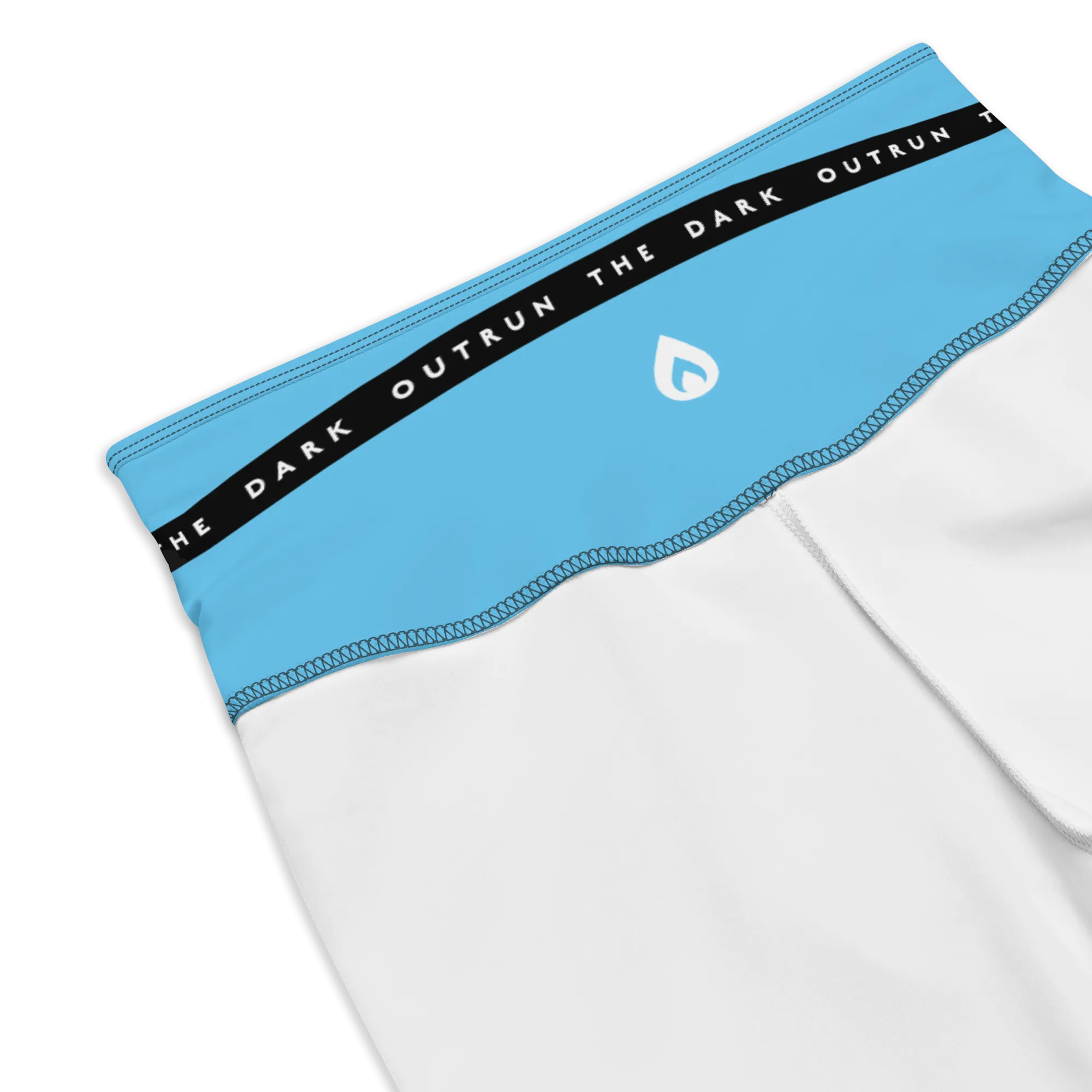 Sky Blue Biker Shorts