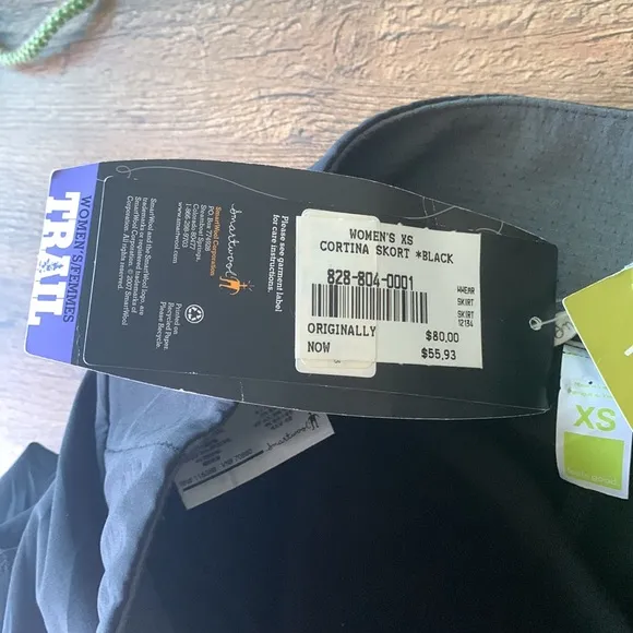Smartwool Cortina lined Trail skirt skort athletic XS