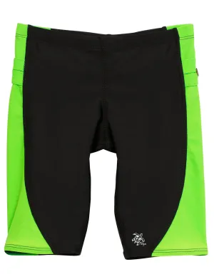 Snorkel Jammer Swim Short - Black / Neon Green