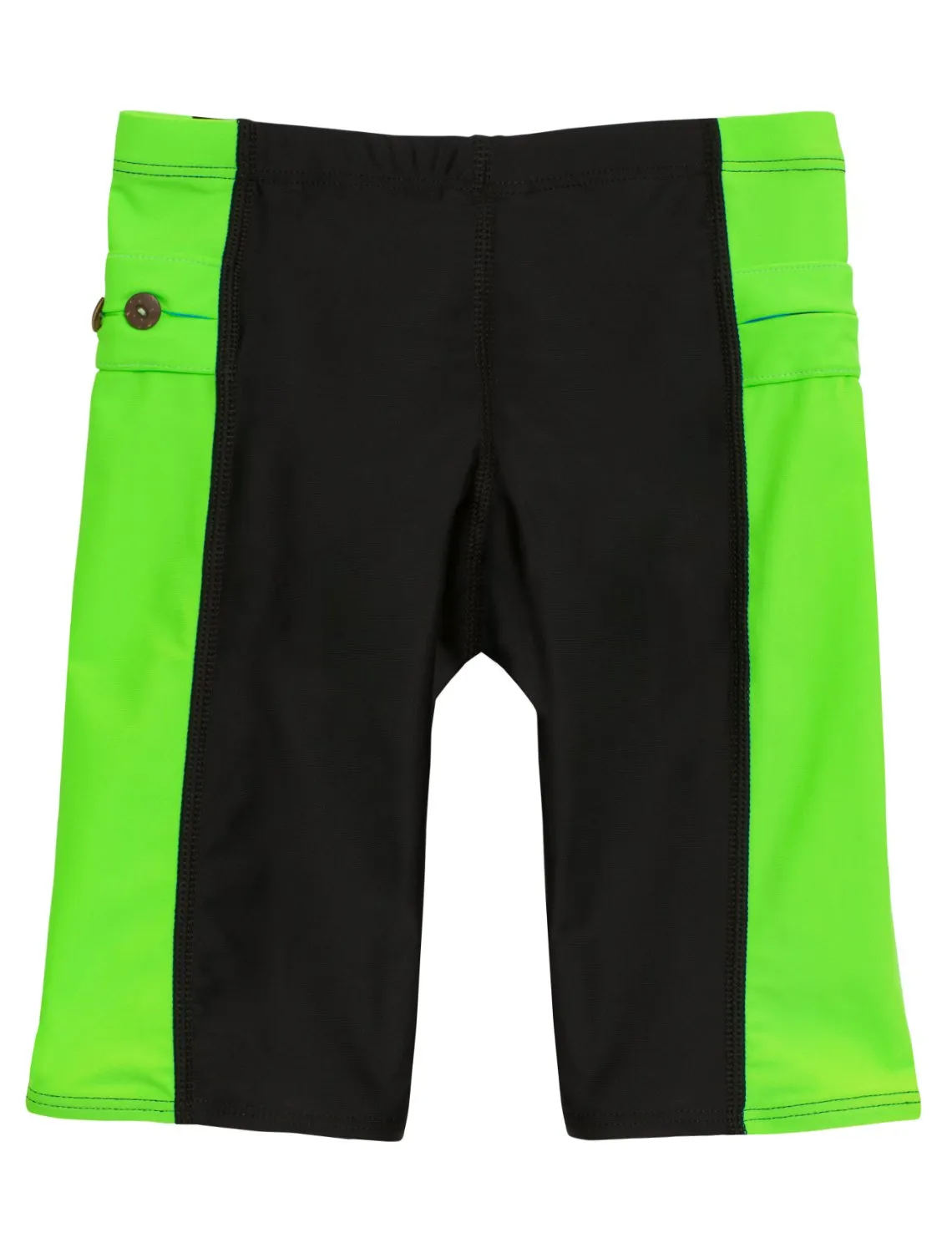 Snorkel Jammer Swim Short - Black / Neon Green