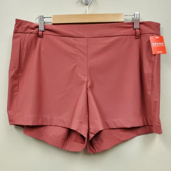 Spanx Sunshine Solutions Shorts, 4&quot; XL NWT UPF 50 Outdoor, Hiking Summer