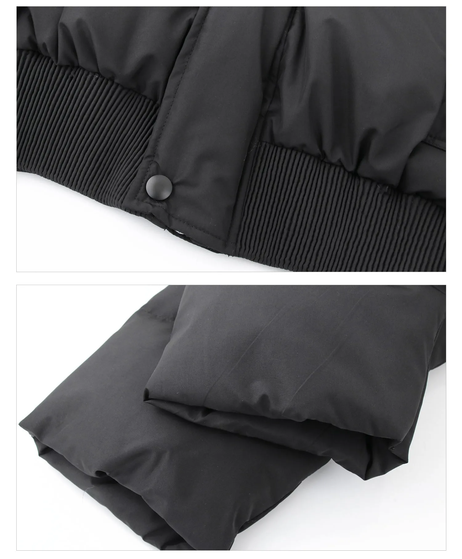 Stand-up Collar Short Padded Jacket