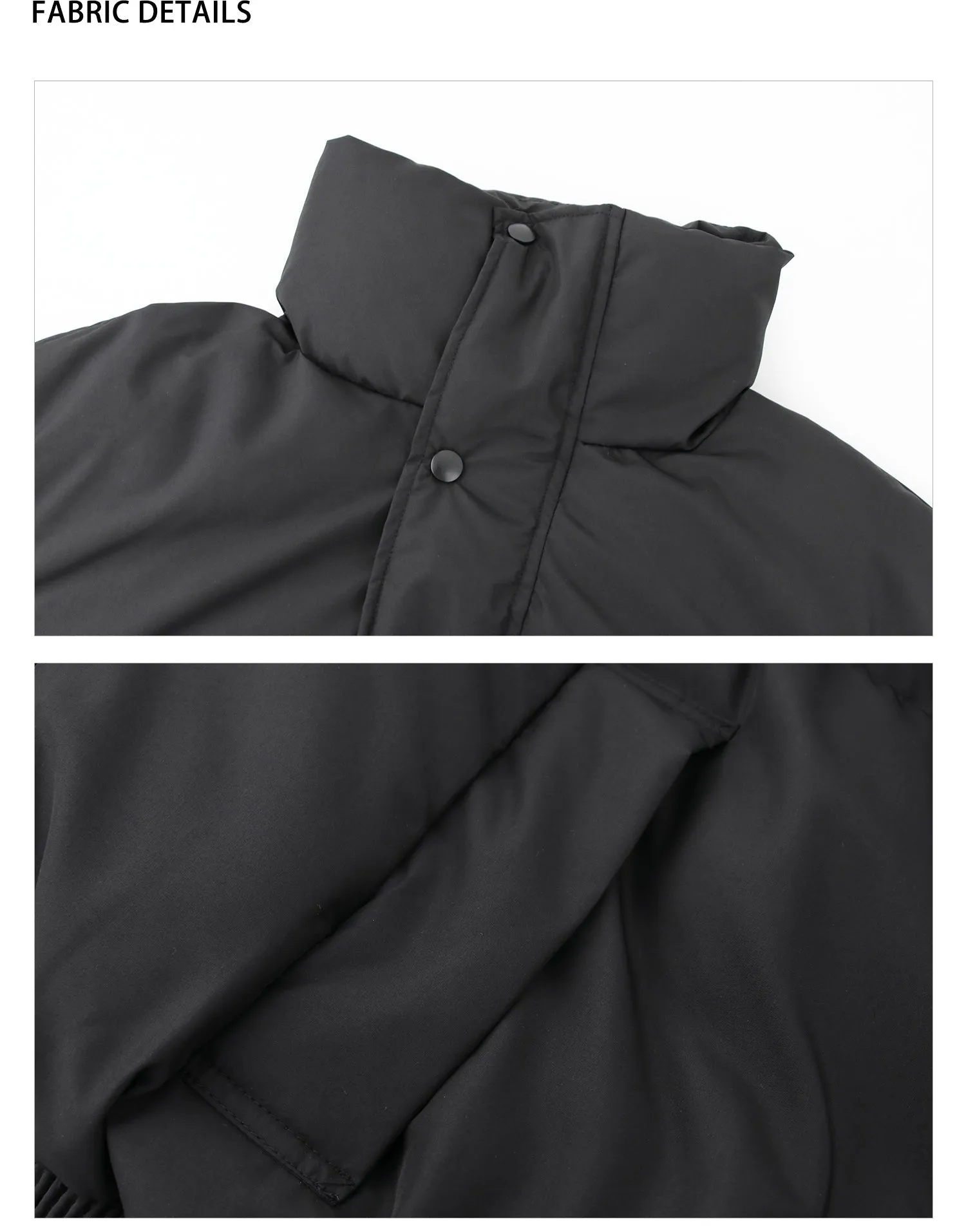 Stand-up Collar Short Padded Jacket
