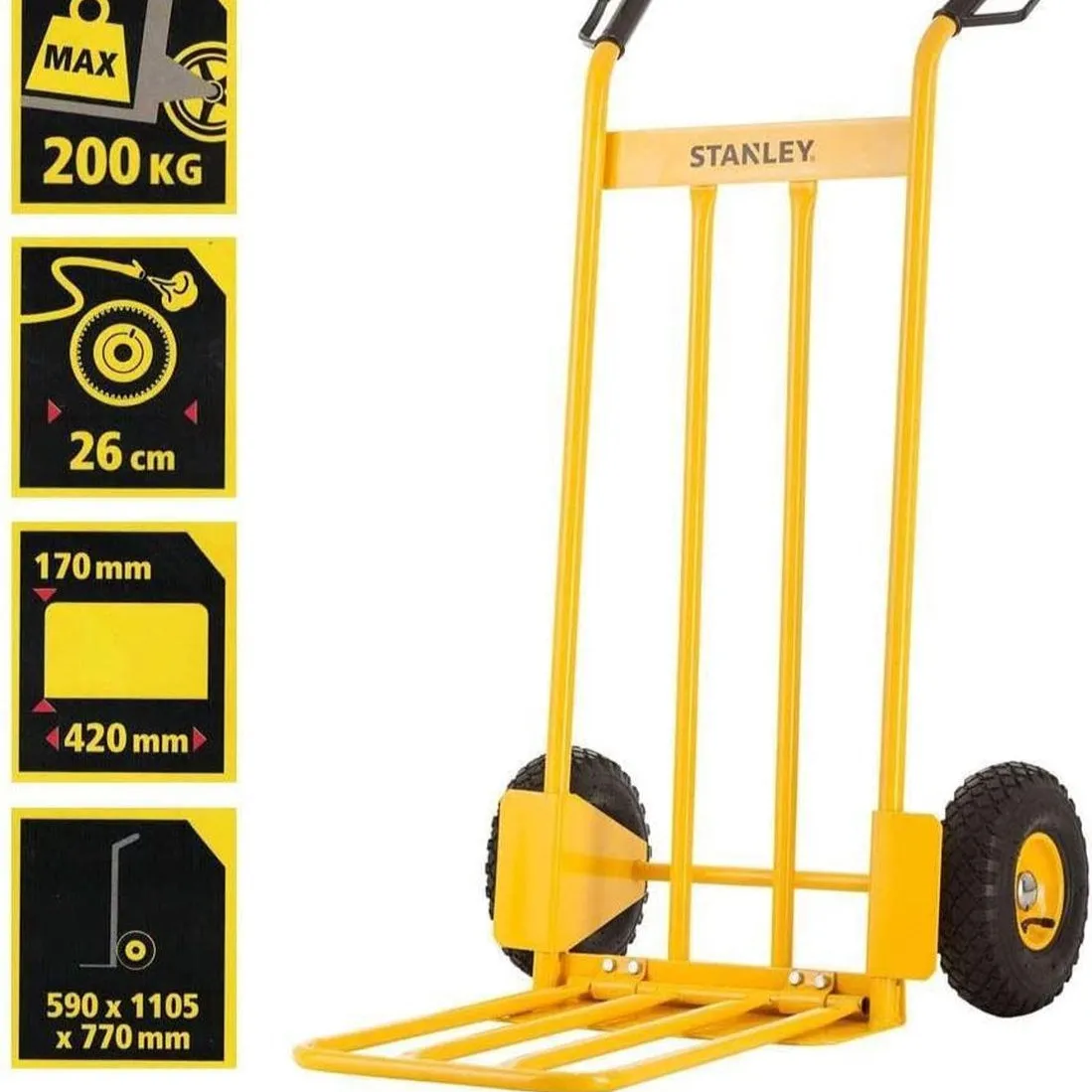 Stanley HT535 Hand Truck 200Kg (SXWTC-HT535)