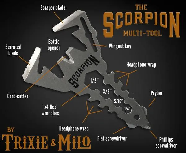 The Scorpion Multi Tool - 12 in 1