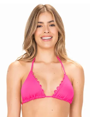 Top 7079 Triangulo- Fucsia