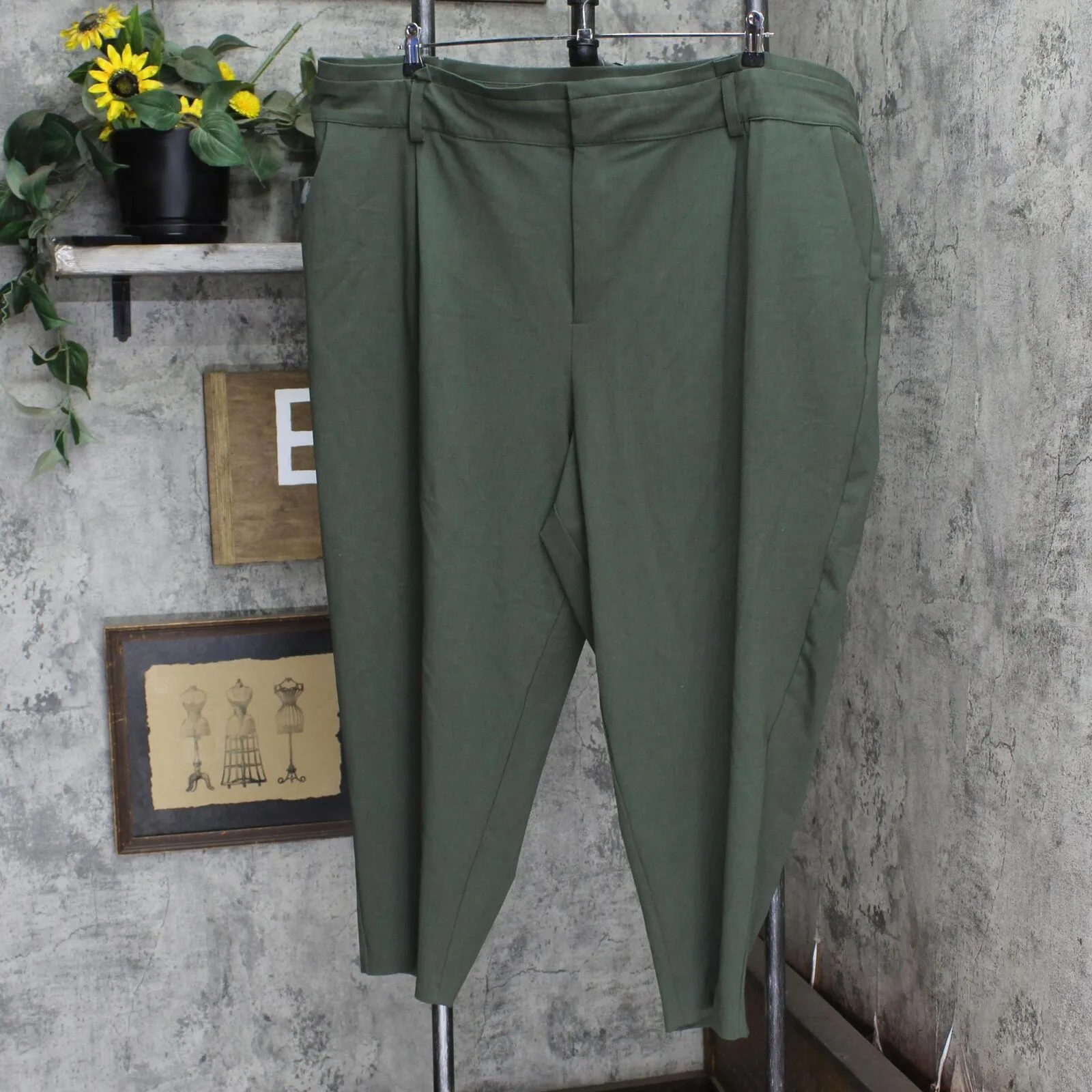 Torrid Womens Plus Size Stretch Dress Pants 166663f9a69ddd Green 26