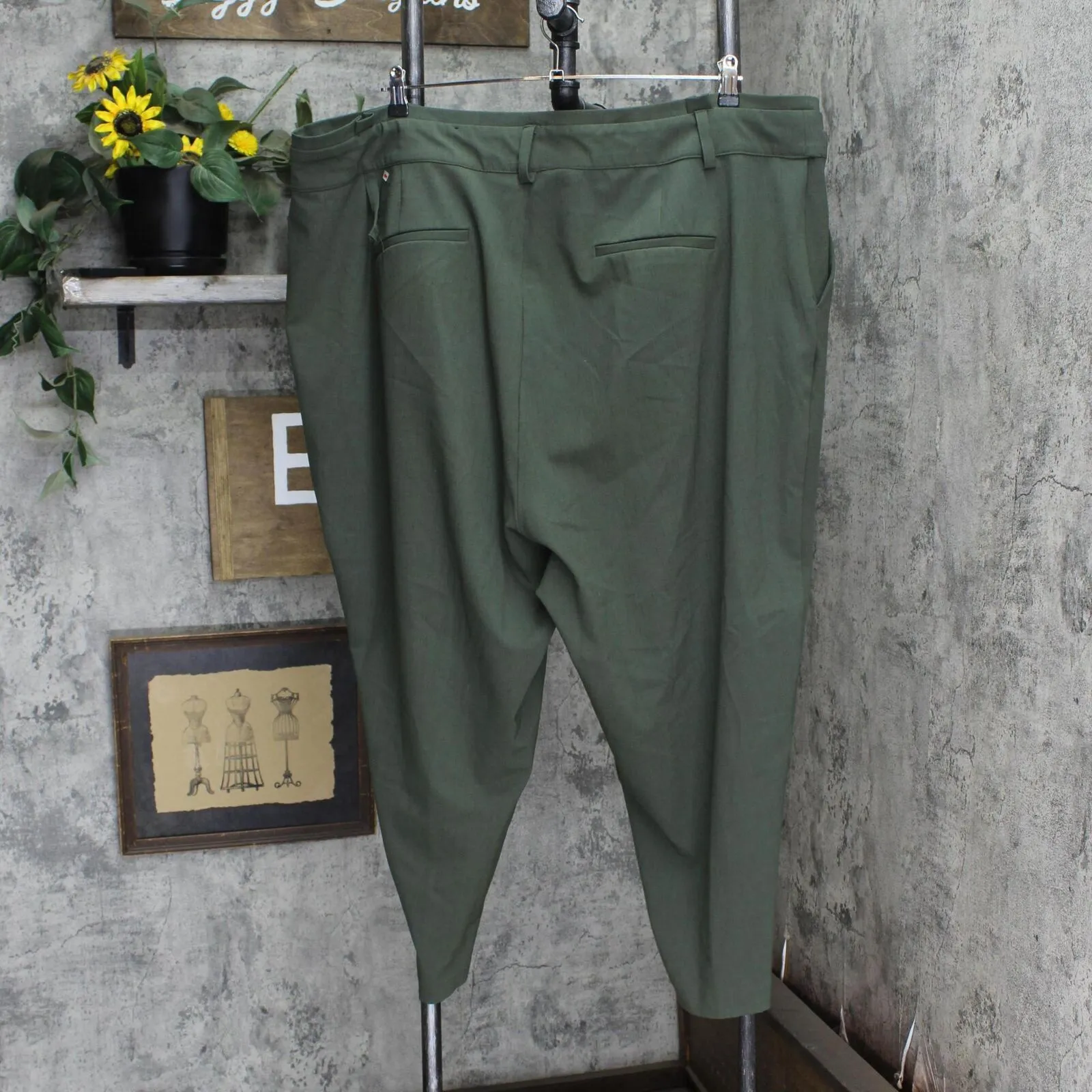 Torrid Womens Plus Size Stretch Dress Pants 166663f9a69ddd Green 26