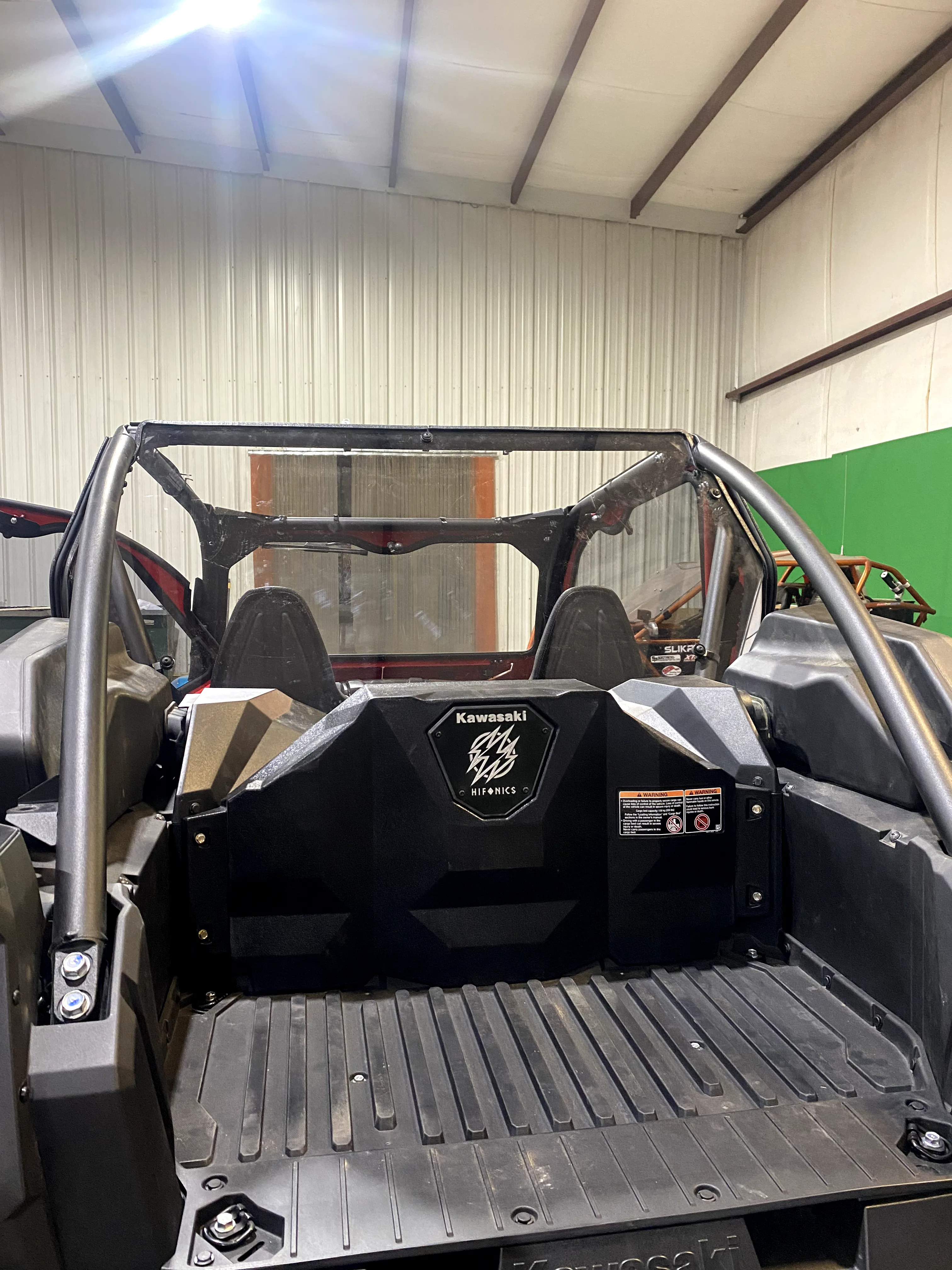 Trail Armor Kawasaki KRX 1000 (Special, Trail, eS, Blackout Editions) Rear Window Dust Shield Kit  2020 - 2025