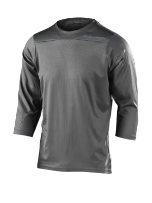 Troy Lee Designs Polera De Bicicleta Ruckus 3/4 Solid Gris