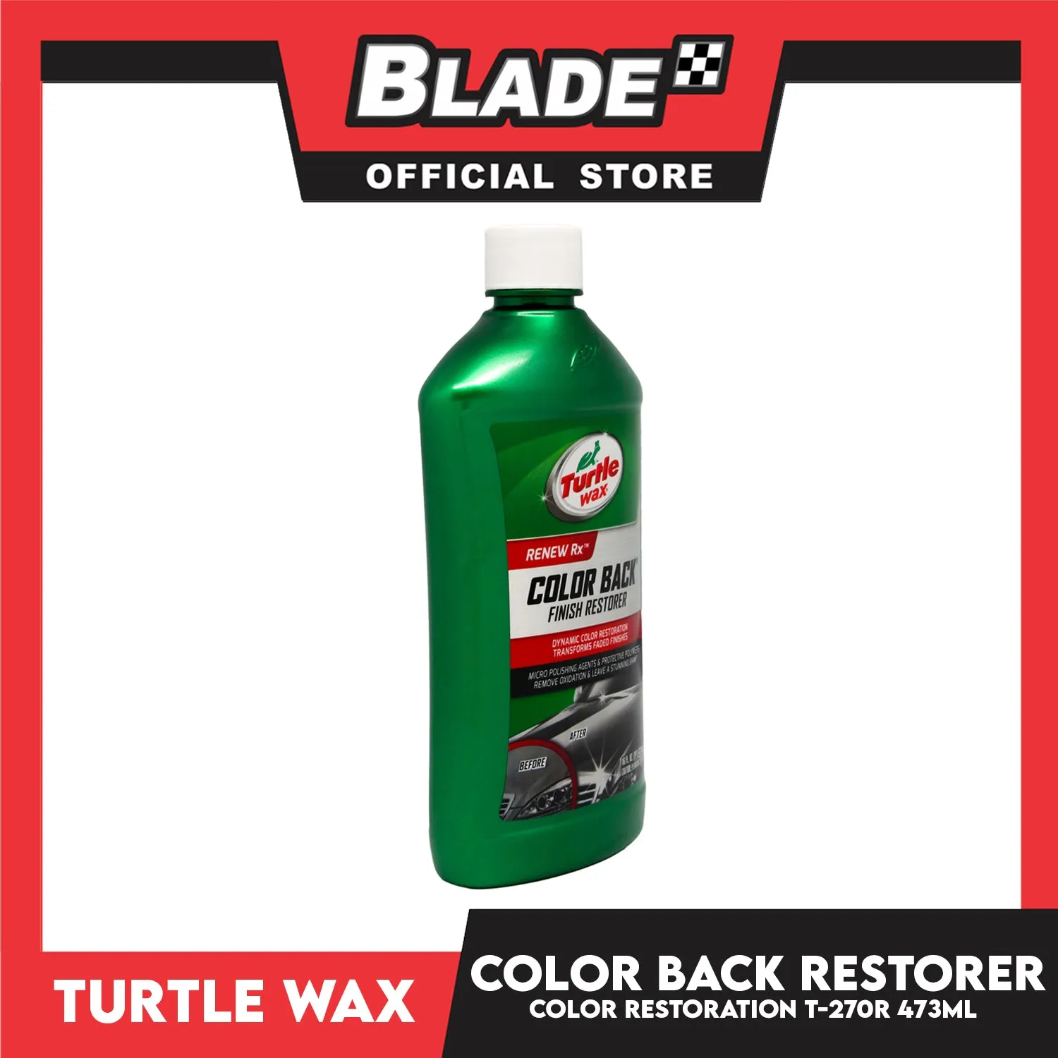 Turtle Wax Renew Color Back Finish Restorer T-270 473ml