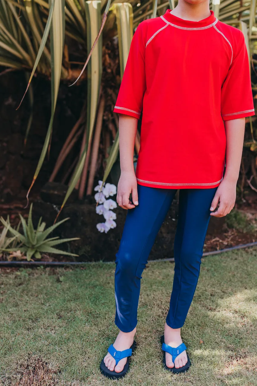 Unisex UPF 50  Swim Leggings | Hot Pink
