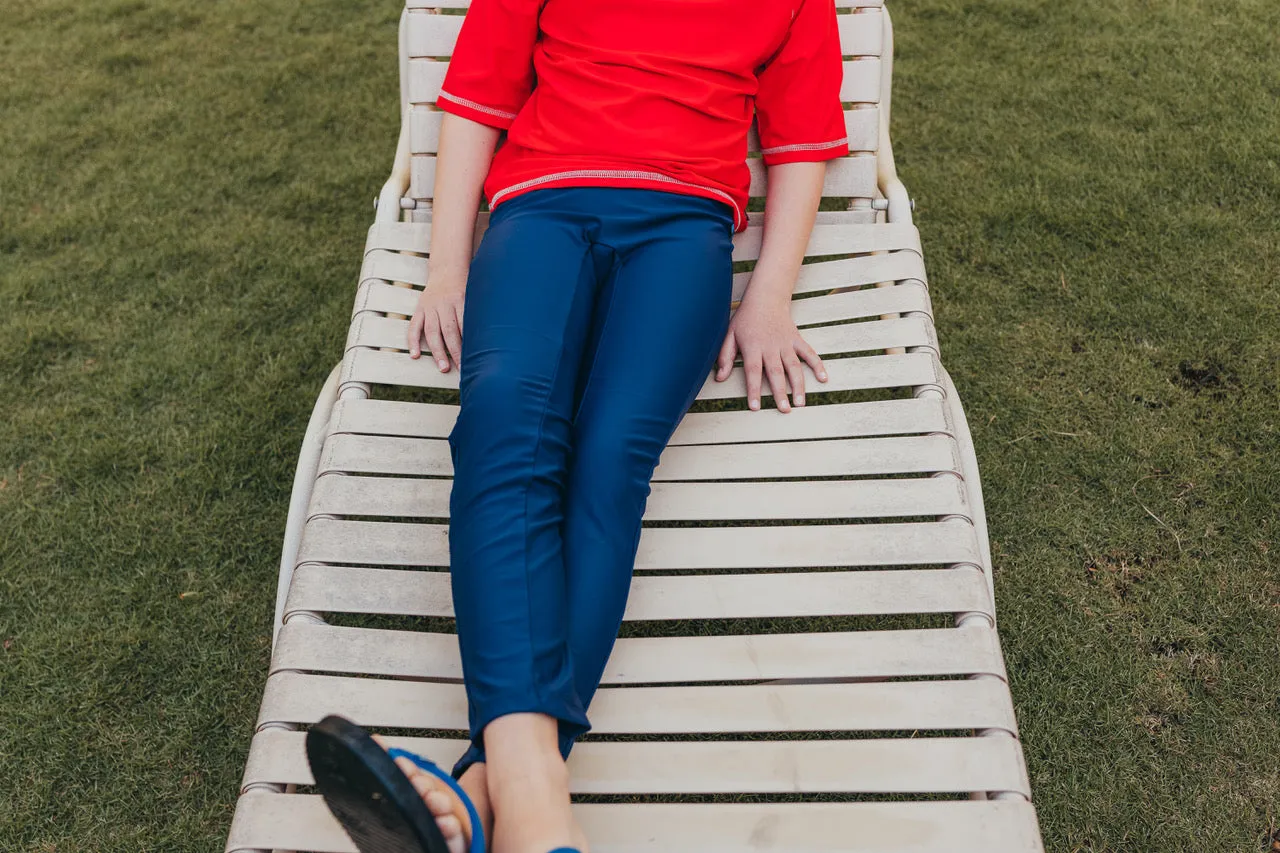 Unisex UPF 50  Swim Leggings | Hot Pink