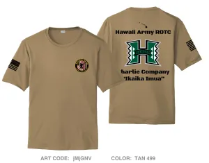 University of Hawaii Army ROTC Charlie Company Hi-Tech Performance Unisex SS Tee - jMjGNV