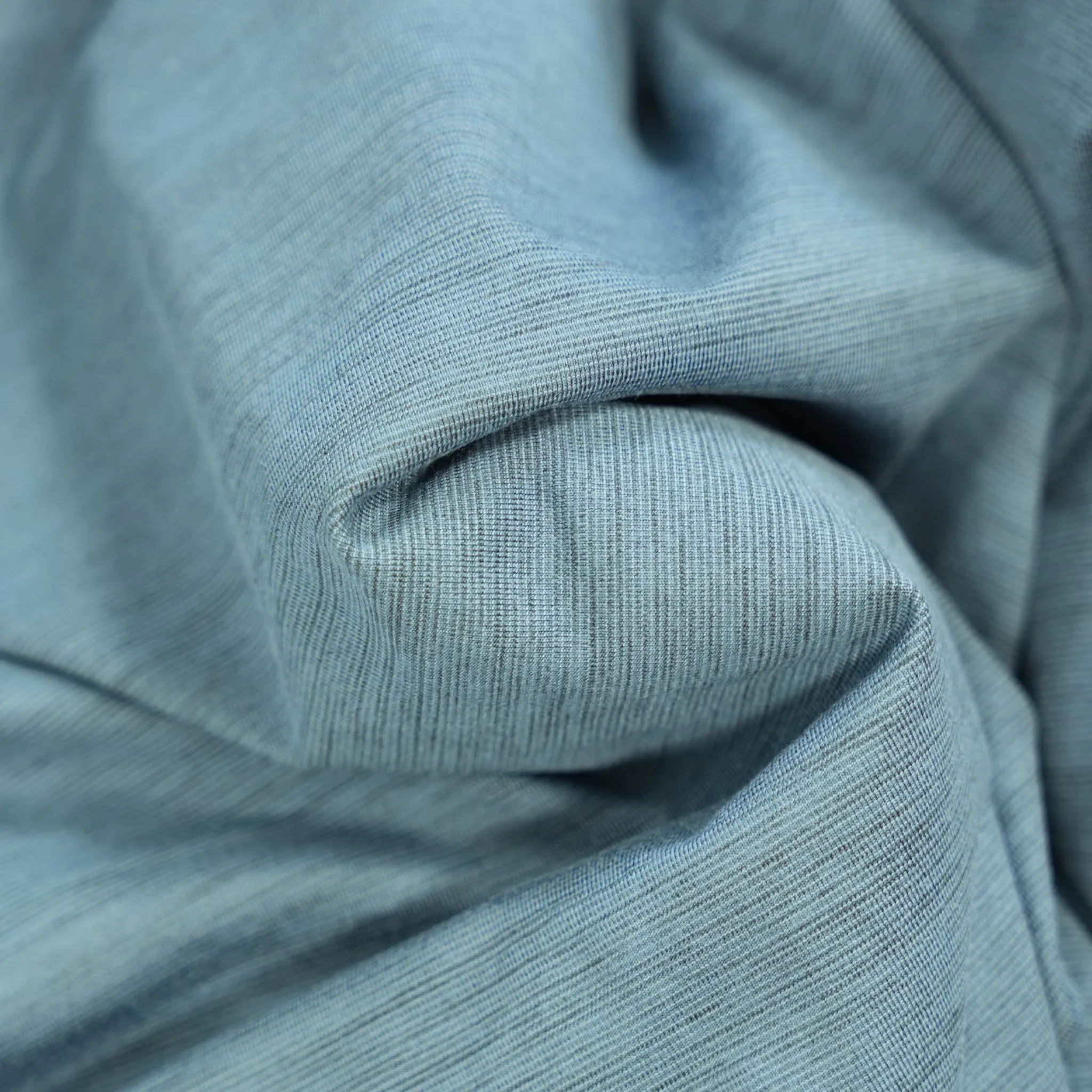 UV Ocean Tech L/S Hooded Top - Ocean Blue