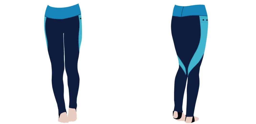 WOMEN'S CUSTOM SNORKEL STIRRUP SWIM LEGGING