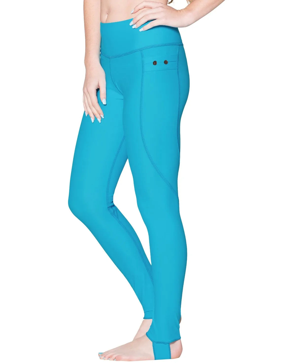 Women's Snorkel Stirrup Swim Legging - Teal