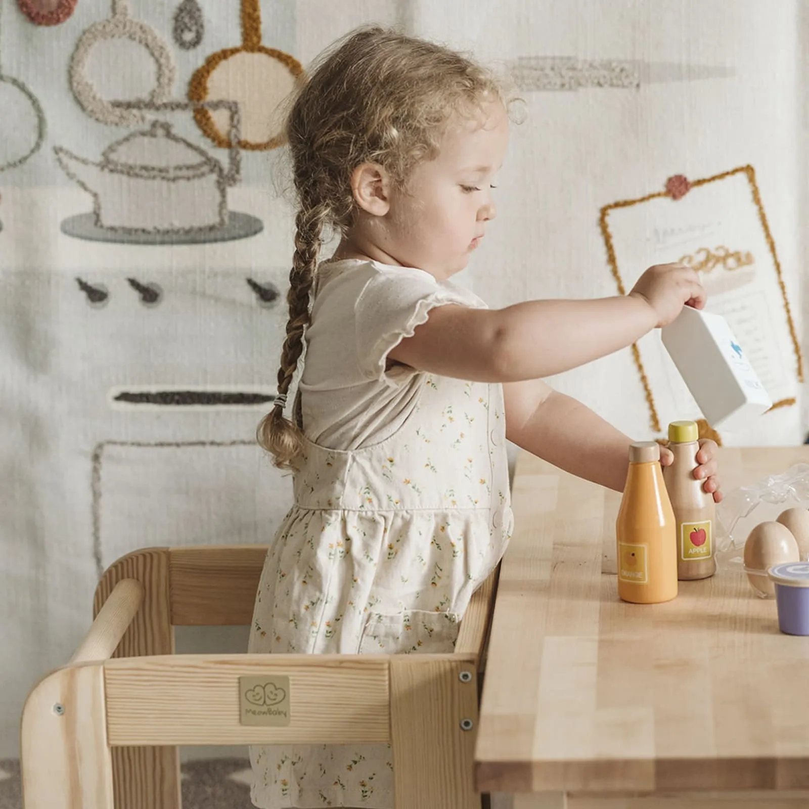 Wooden Kitchen Helper - Learning Tower For Kids By MeowBaby