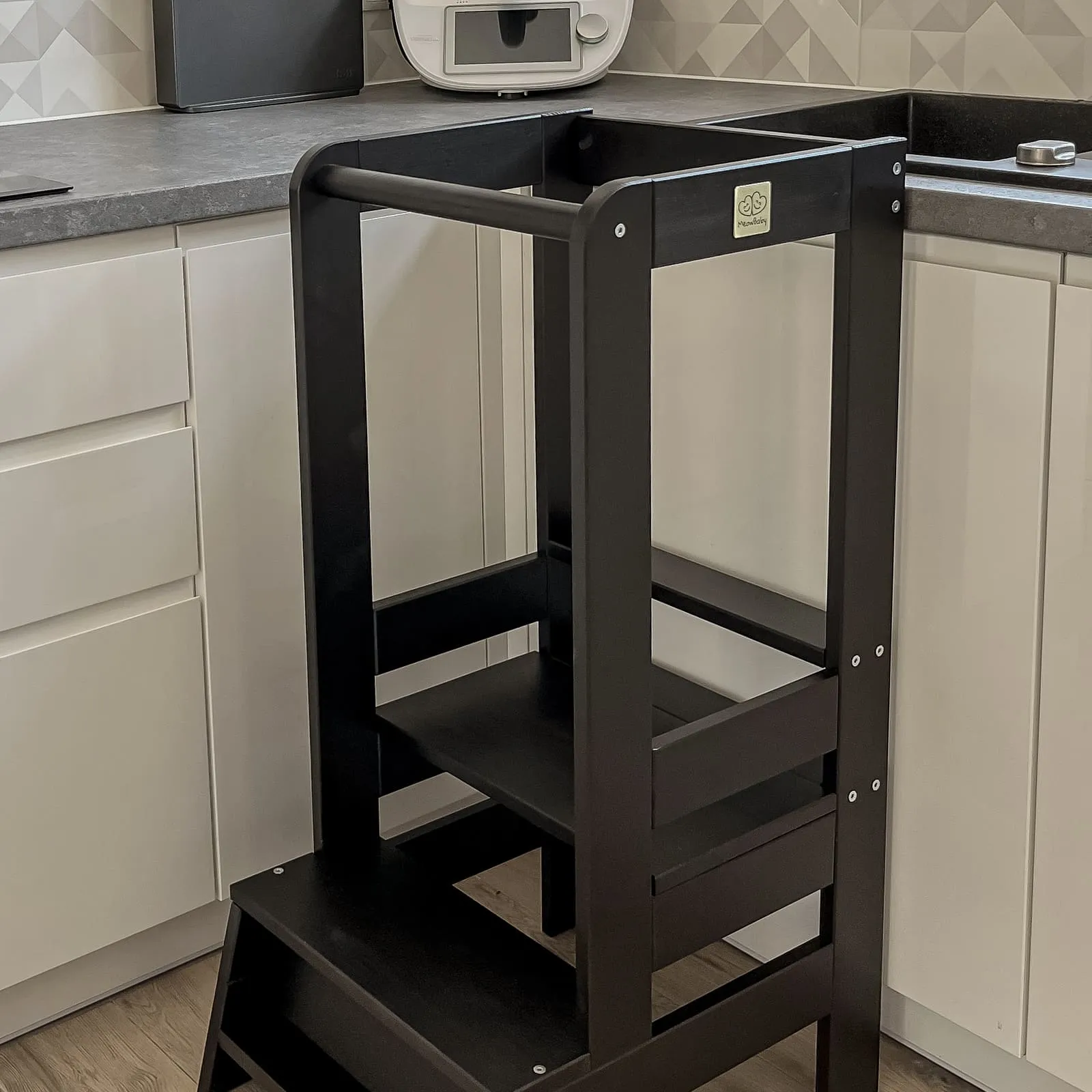Wooden Kitchen Helper - Learning Tower For Kids By MeowBaby