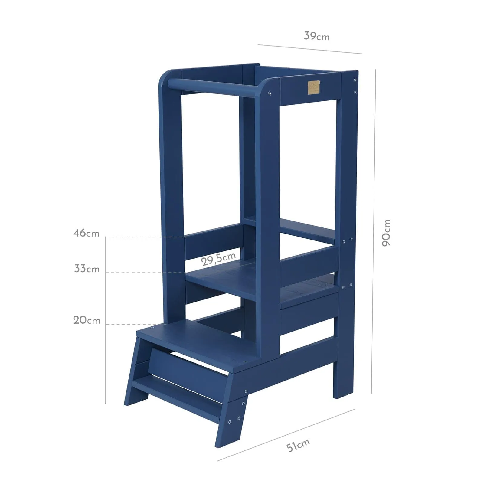 Wooden Kitchen Helper - Learning Tower For Kids By MeowBaby